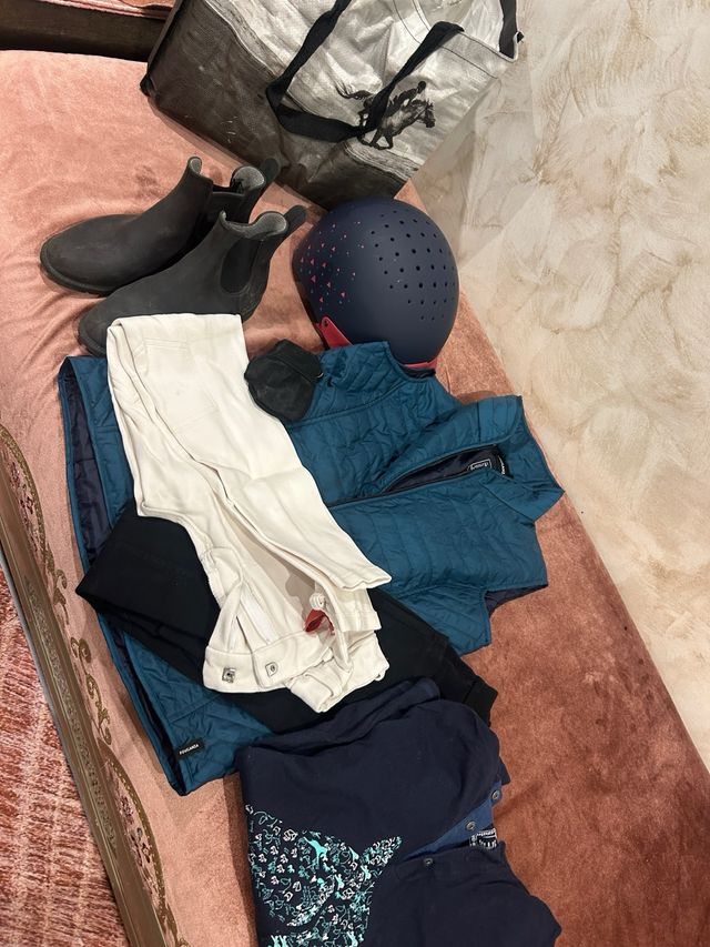 Chaleco acolchado azul marino talla 12/14