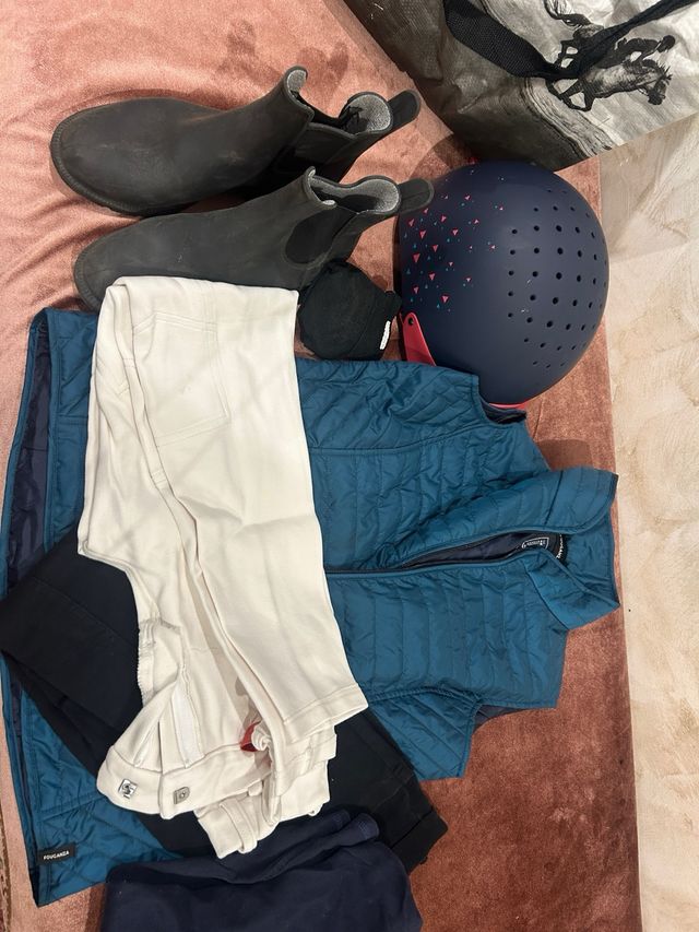 Chaleco acolchado azul marino talla 12/14