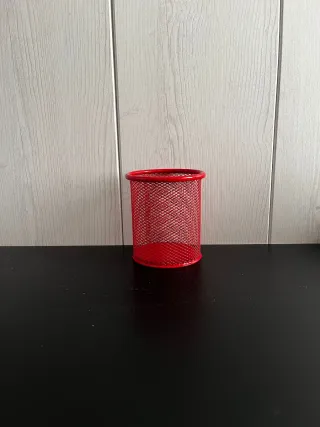 Lapicero rojo de malla