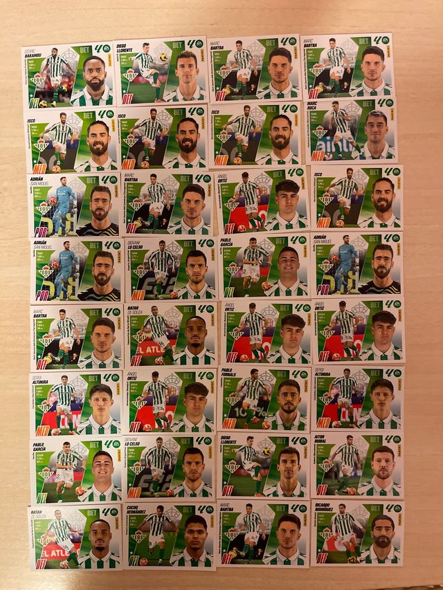 66 cromos del Betis normali