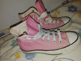 Zapatillas Converse Altas Rosas