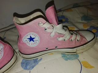 Zapatillas Converse Altas Rosas