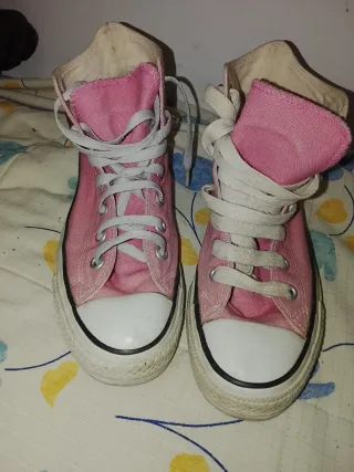 Zapatillas Converse Altas Rosas