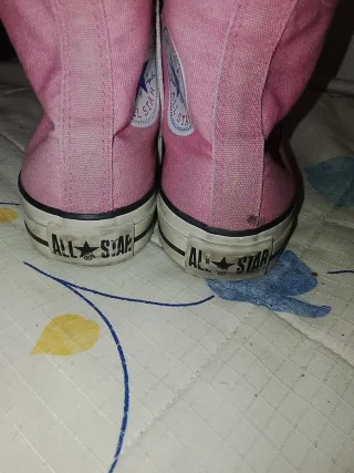 Zapatillas Converse Altas Rosas