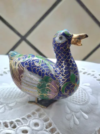 Anatra Cloisonné Decorativa