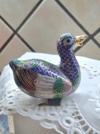 Anatra Cloisonné Decorativa