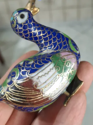 Anatra Cloisonné Decorativa