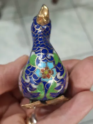 Anatra Cloisonné Decorativa