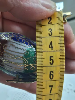 Anatra Cloisonné Decorativa