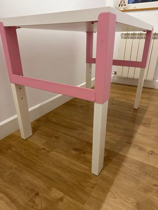 Escritorio IKEA PÅHL blanco/turquesa