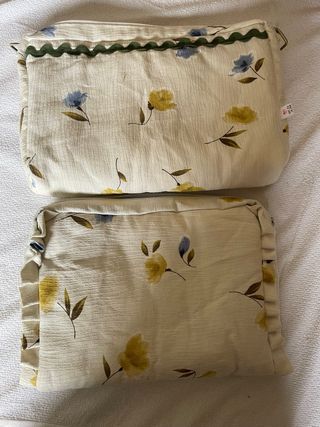 Maleta iPad y neceser floral