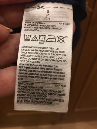 2 Camisetas GAP Talla S