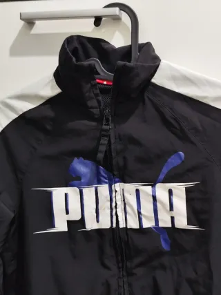 Chaqueta Puma niño negra y blanca