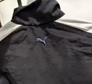 Chaqueta Puma niño negra y blanca