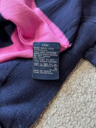 Jersey Ralph Lauren Azul Marino y Rosa