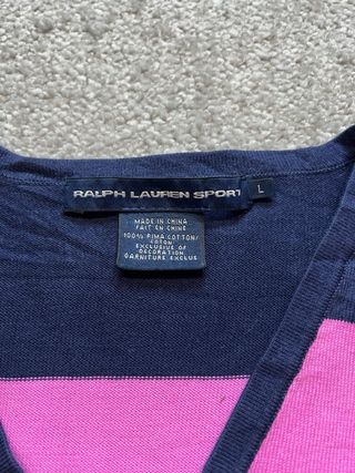 Jersey Ralph Lauren Azul Marino y Rosa