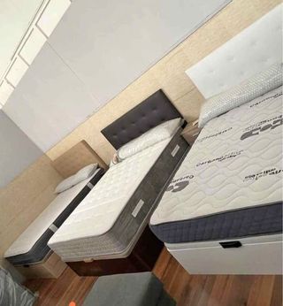 Colchón y canapé abatible