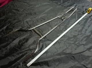 Sissy bar artesanal, cromado