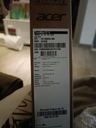 Portátil Acer TravelMate P2 16 Nuevo