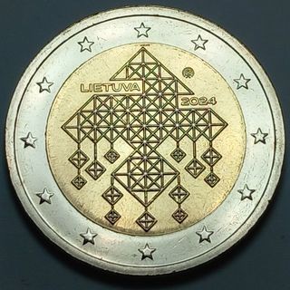2 EUROS CONMEMORATIVOS LITUANIA 2024