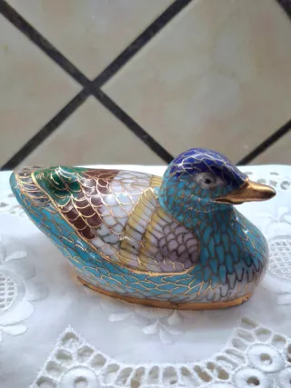 Anatra Cloisonné Decorativa