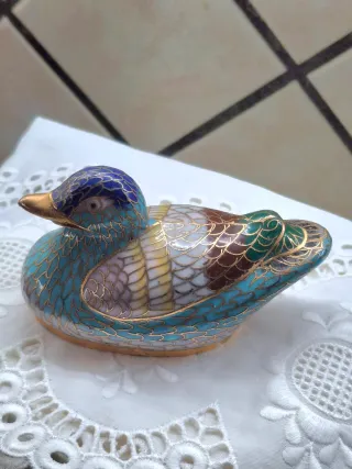 Anatra Cloisonné Decorativa
