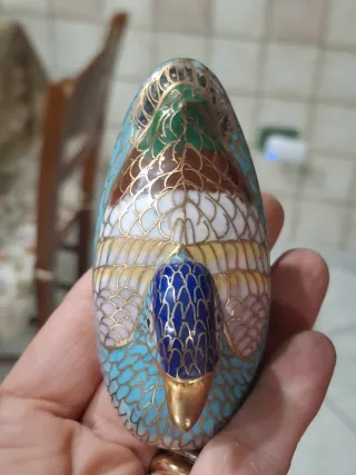 Anatra Cloisonné Decorativa