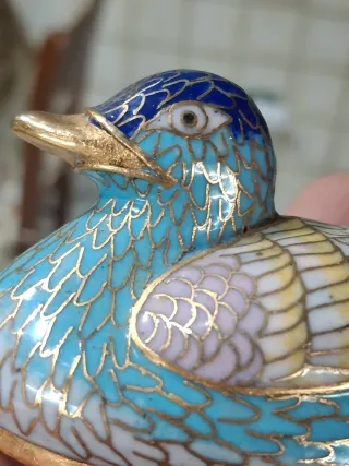 Anatra Cloisonné Decorativa