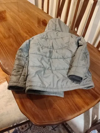 Cazadora niño verde militar