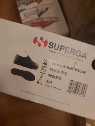 Superga piel Mujer Talla 40