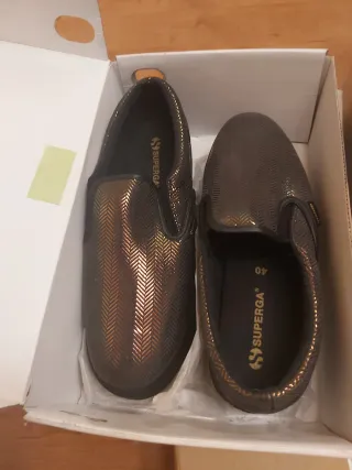 Superga piel Mujer Talla 40