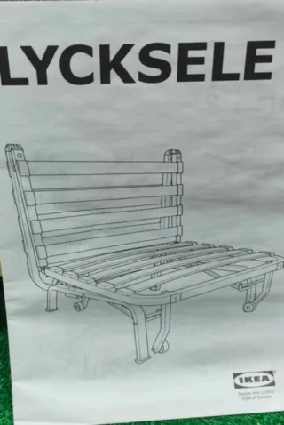 Sofá modular naranja Ikea