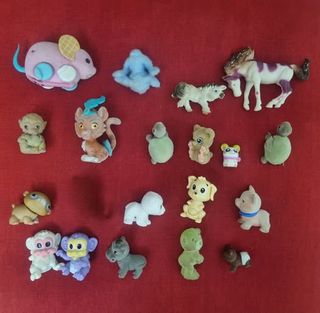 Lotto Statuette Animali Giocattolo Animal Toy Figu