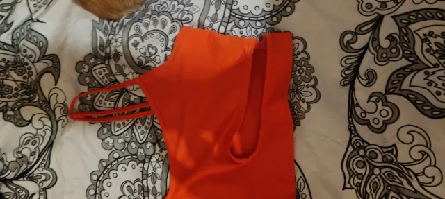 Top Verano Naranja Corto
