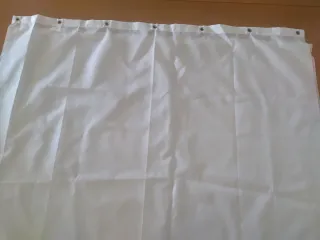 Cortina de baño doble