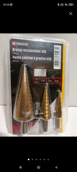 Brocas escalonadas HSS Parkside