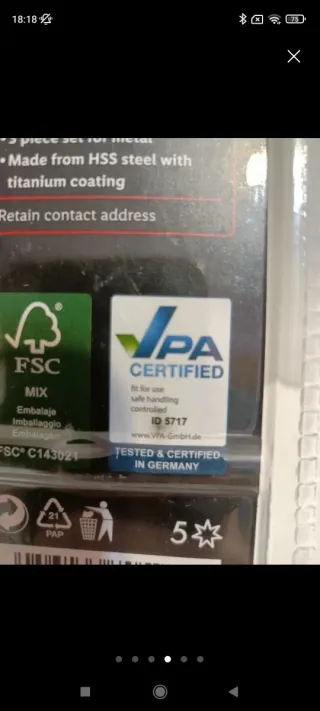 Brocas escalonadas HSS Parkside