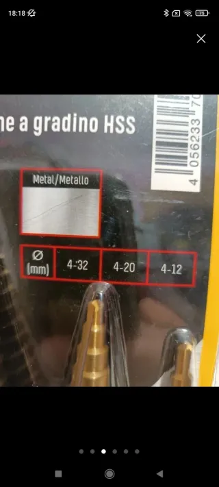 Brocas escalonadas HSS Parkside