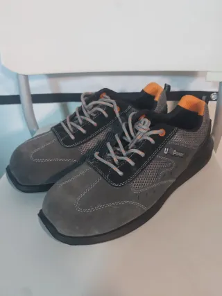 Zapatos de seguridad U Power grises y naranjas 43