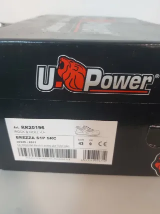 Zapatos de seguridad U Power grises y naranjas 43