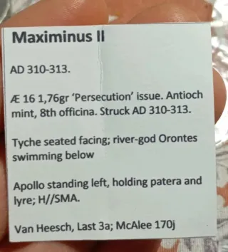 Moneda Romana Maximiniano II