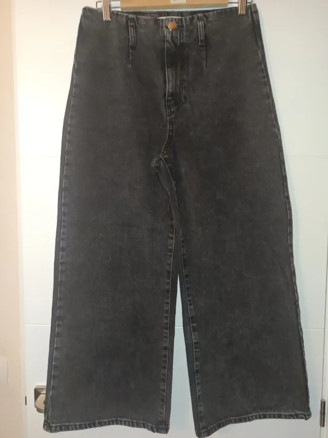 Pantalón Zara Palazzo Negro