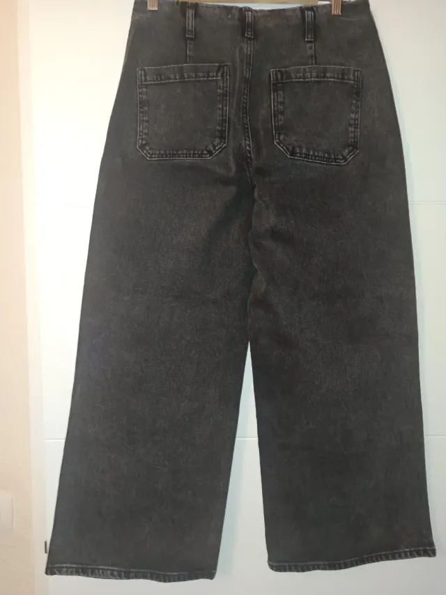 Pantalón Zara Palazzo Negro