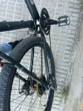 Bicicleta Montaña BTWIN Negra