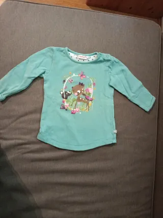 Felpa Liegelind 92 cm con stampa cervo