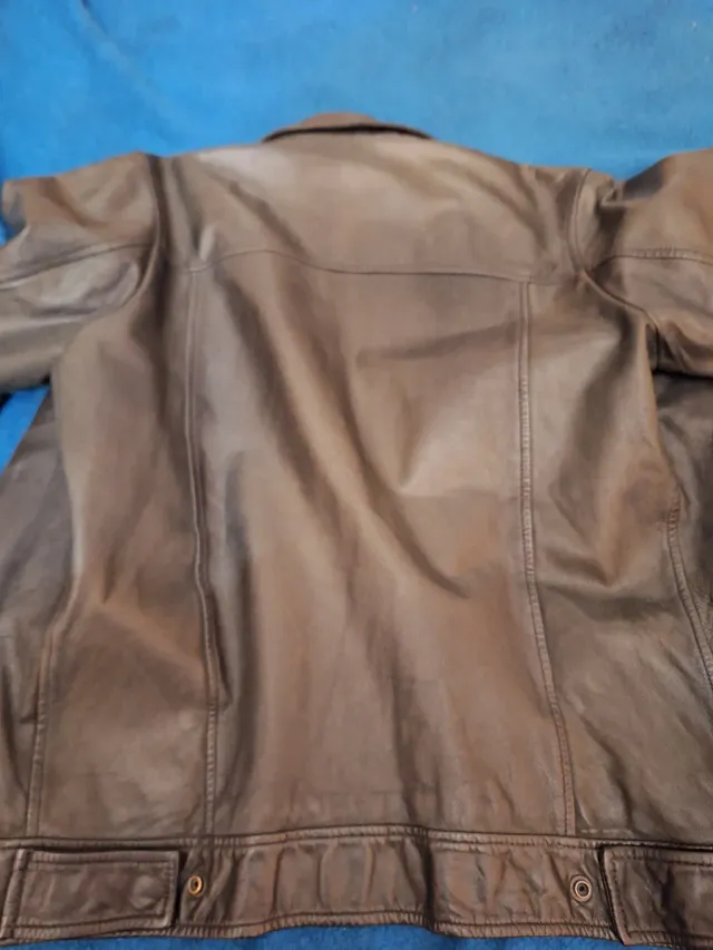 Cazadora Cuero G-Star RAW Trucker Talla M.