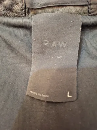 Cazadora Cuero G-Star RAW Trucker Talla M.