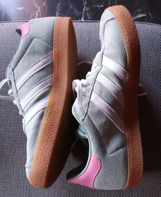 Zapatillas Adidas chica rosa y verde menta