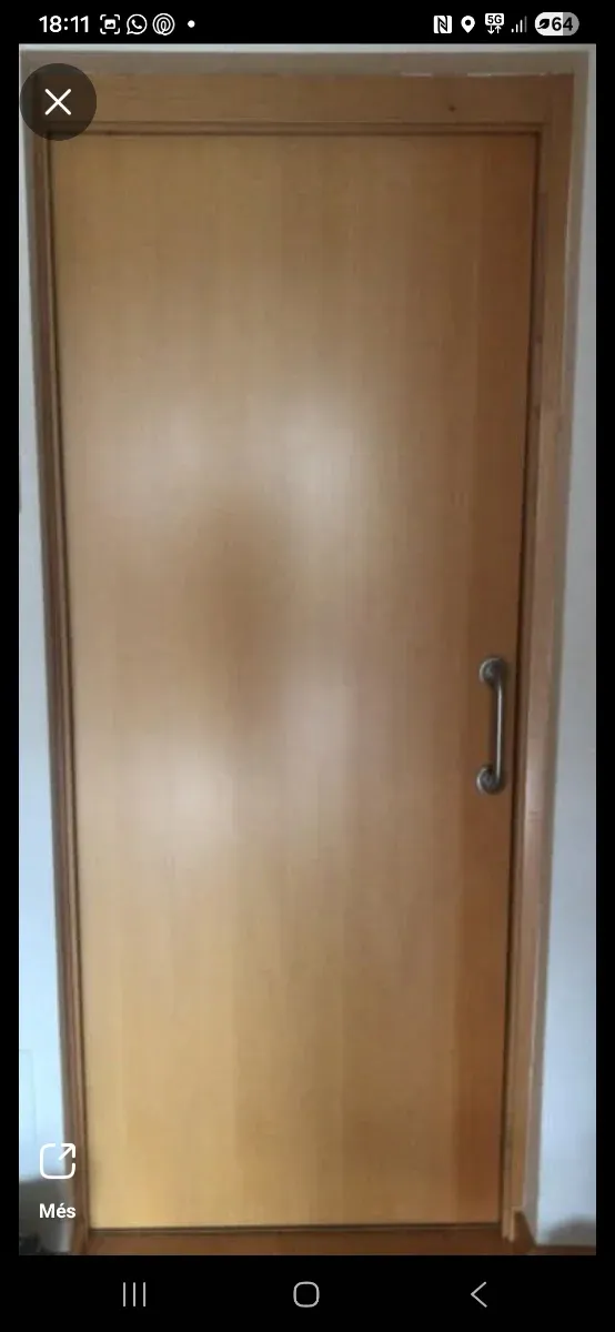 Puertas de madera habit + 2 correderas + acristala