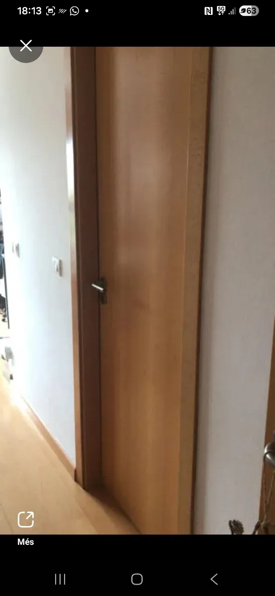 Puertas de madera habit + 2 correderas + acristala